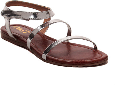 

Gnist Women Silver Flats