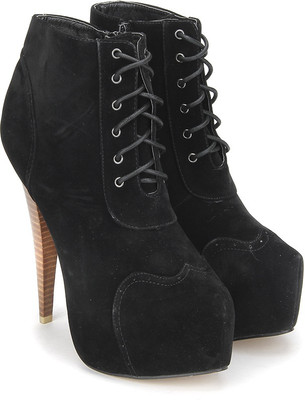 Carlton London Casual Bellies For Women(Black