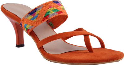 

Adorn Women Orange Heels