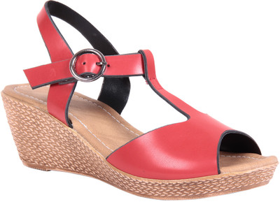 

Adorn Women Red Wedges