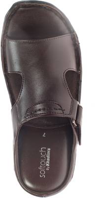 Khadim's Men Black Sandals