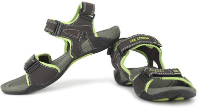

Lee Cooper Men Black Green Sports Sandals