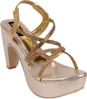 

DICY Women Gold Heels