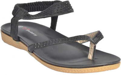 68% OFF on Shuberry Women Black Flats