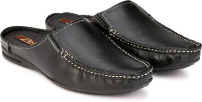 

ZebX Men Black Sandals