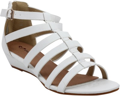 

Shuberry Women White Wedges