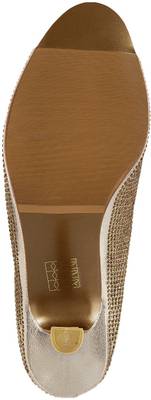 Mochi Women 15,Gold Heels