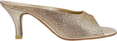 Mochi Women 15,Gold Heels