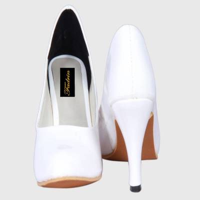 Fadrin Women White Heels