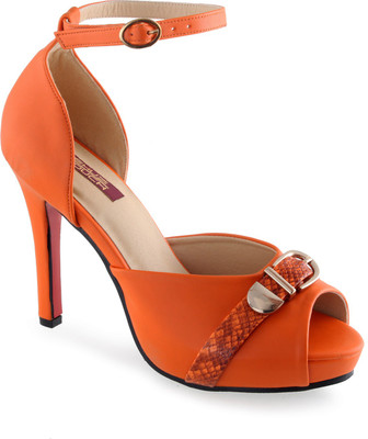 

Shuz Touch Women ORANGE Heels