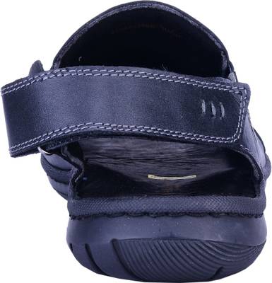 Khadim's Men Black Sandals