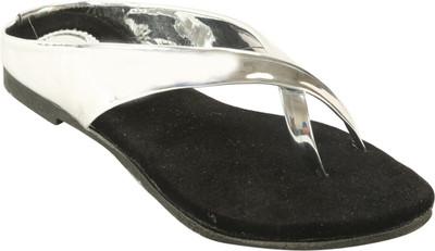 

Zachho Women Silver Flats