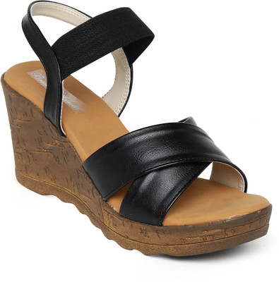 

Bruno Manetti Women Black Wedges