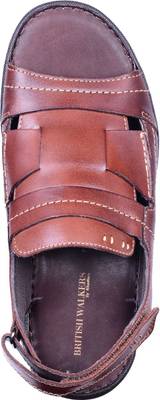 Khadim's Men Black Sandals