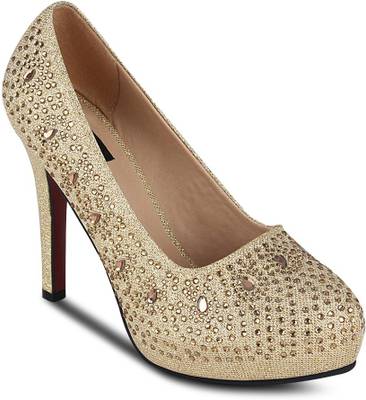 Kielz Women Gold Heels