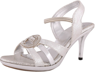 

Exotique Women Silver Heels