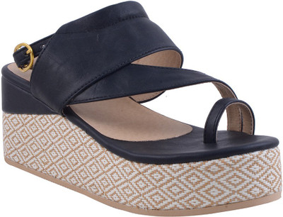 

Adorn Women Black Wedges