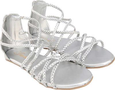 

Jade Women SILVER Flats