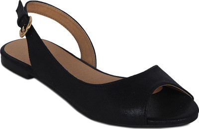 

Flora Women 01, Black Flats