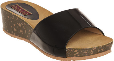 

Flat n Heels Women Black Wedges