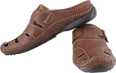 Kivanahs Men Black Sandals