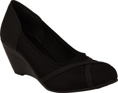 Zachho Girls Wedges(Black