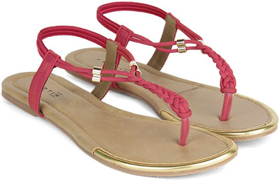 FootIn Women Red Flats