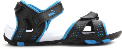 

Puma Men black -blue aster Sports Sandals