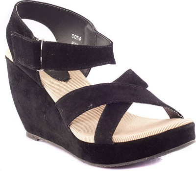 

Dolphin Miles Women Black Wedges