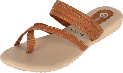 

With The Fashion Women Tan Flats