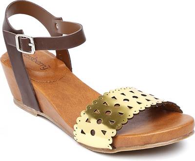 Dressberry Women Gold Heels