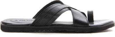 Ruosh Men BLACK Sports Sandals