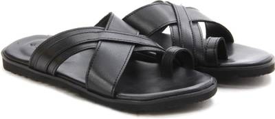 Ruosh Men BLACK Sports Sandals