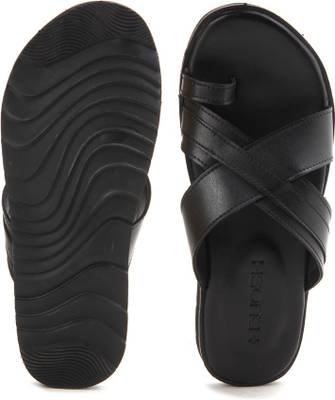 Ruosh Men BLACK Sports Sandals