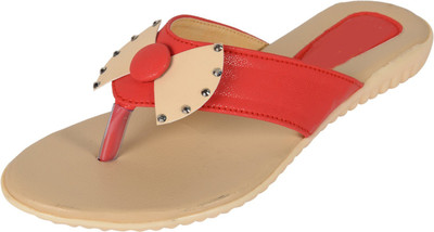 

With The Fashion Women RED Flats