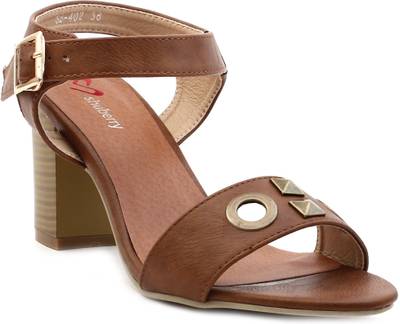 Shuberry Women Tan Heels