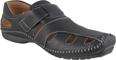 Kivanahs Men Black Sandals