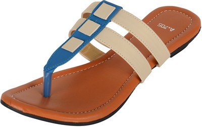 

With The Fashion Women Beige Flats
