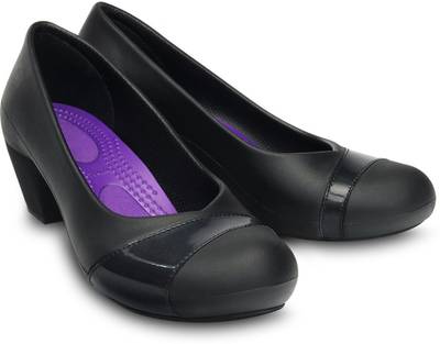 Crocs Women Black Heels