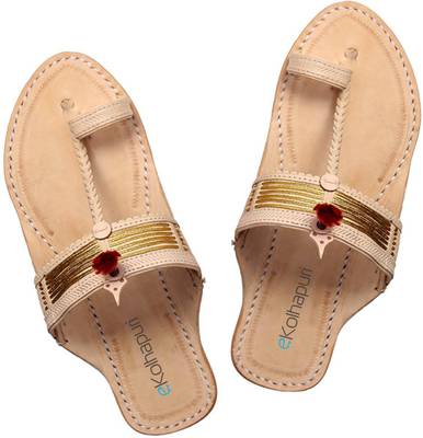 eKolhapuri Men Yellow Sandals