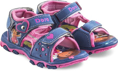 

Dora Girls Flats, Blue pink
