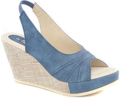 

Dolphin Miles Women Blue Wedges