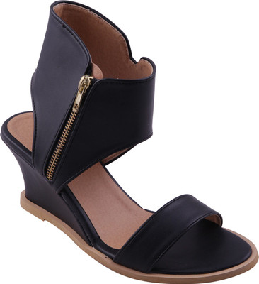 

Adorn Women Black Wedges