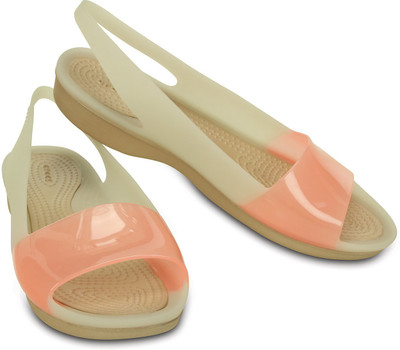 Crocs Women Off White Flats