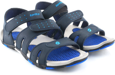

Lotto Men Black/Blue Sports Sandals
