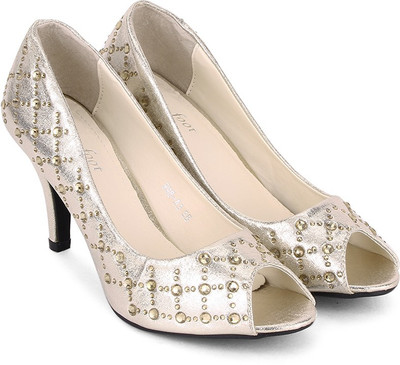 

My Foot Women Gold Heels