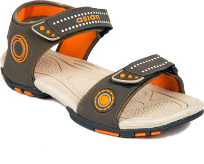 Asian Men ORANGE Sandals