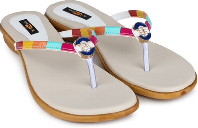 

Shezone Women White Flats