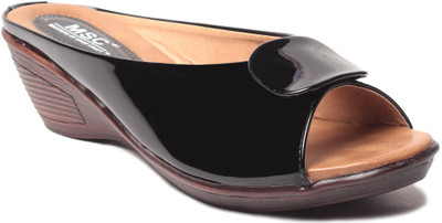 

MSC Women Black Wedges