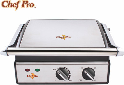

Chef Pro Nonstick Sandwich Panini Grill(Stainless Steel / Black)